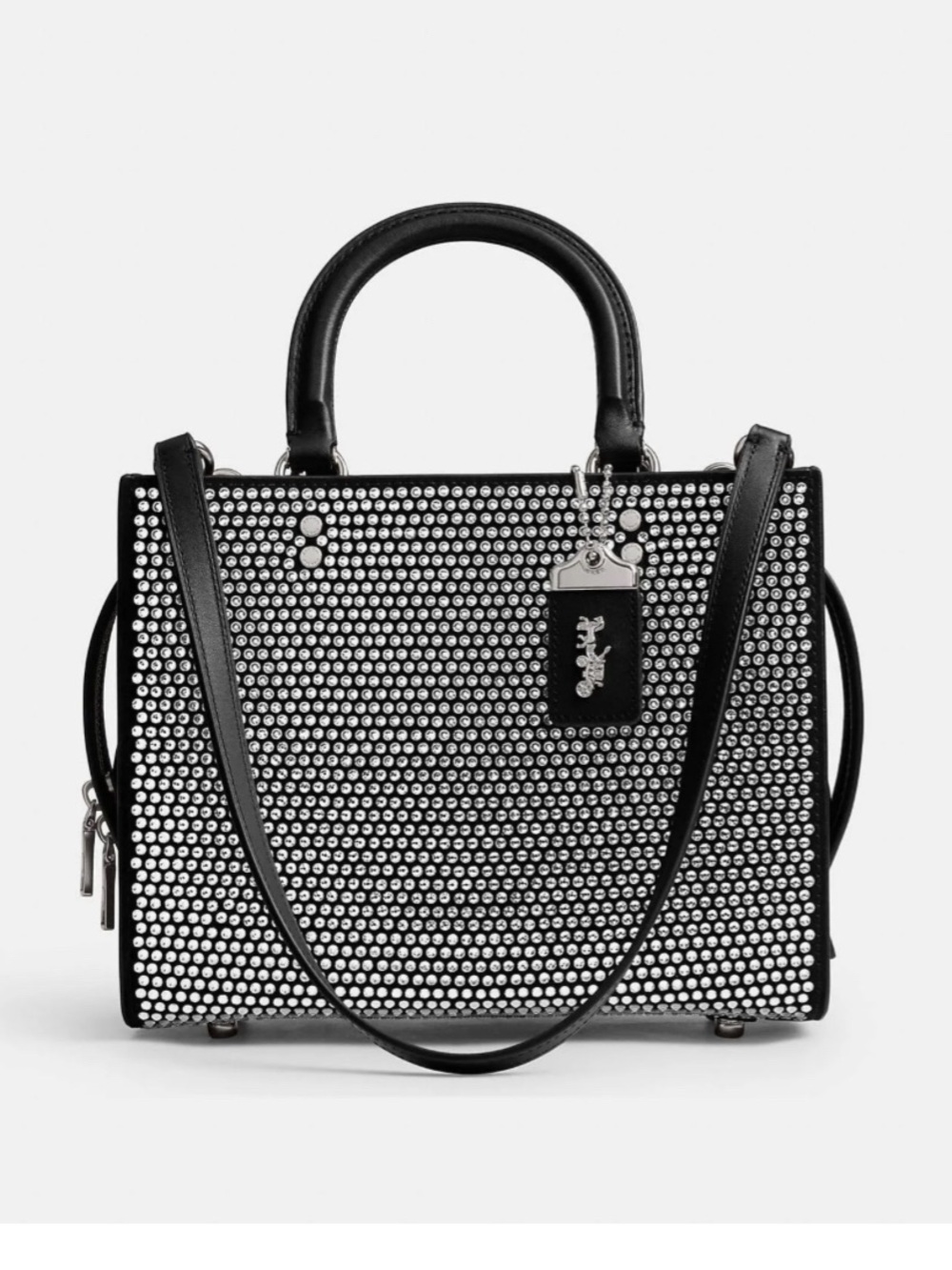 NWOT Coach Rogue 25 Black Crystal
